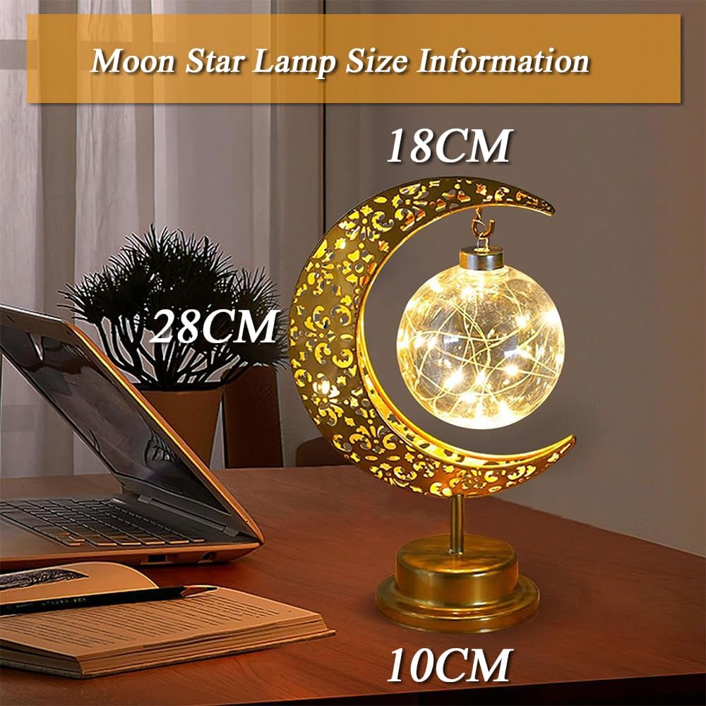 Moon Design Table Night Lamp