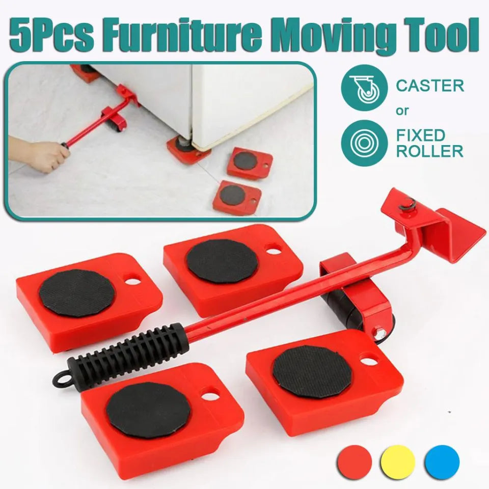 Furniture Lifter Easy Moving Sliders 5 Packs Mover Tool Set